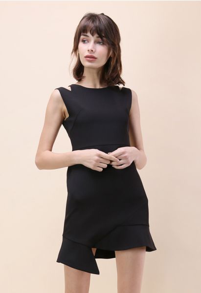 El vestido sin mangas de Epitome of Grace en negro