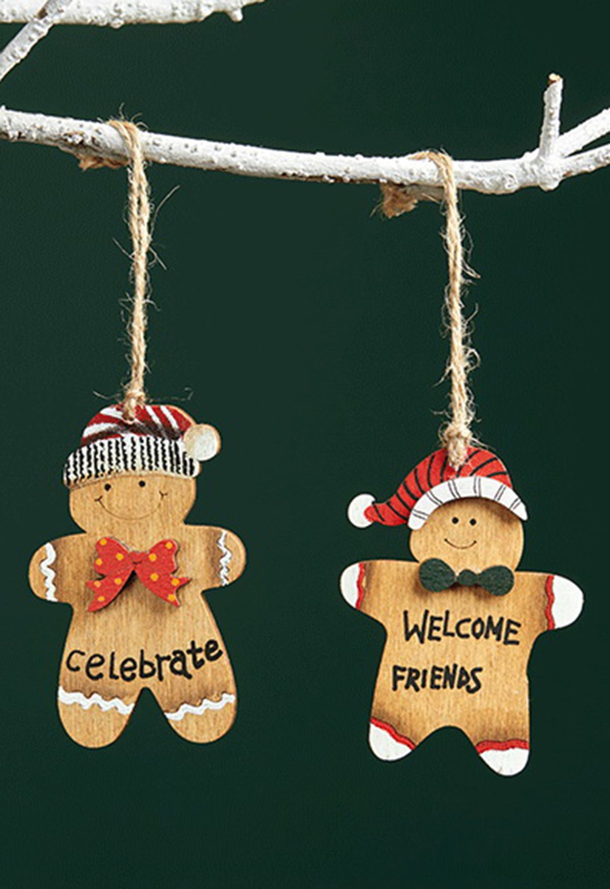 Adorno navideño Happy Gingerbread Friends