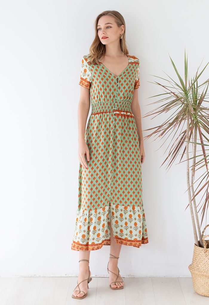 Vestido Largo Boho Floral Tenerife Vacay