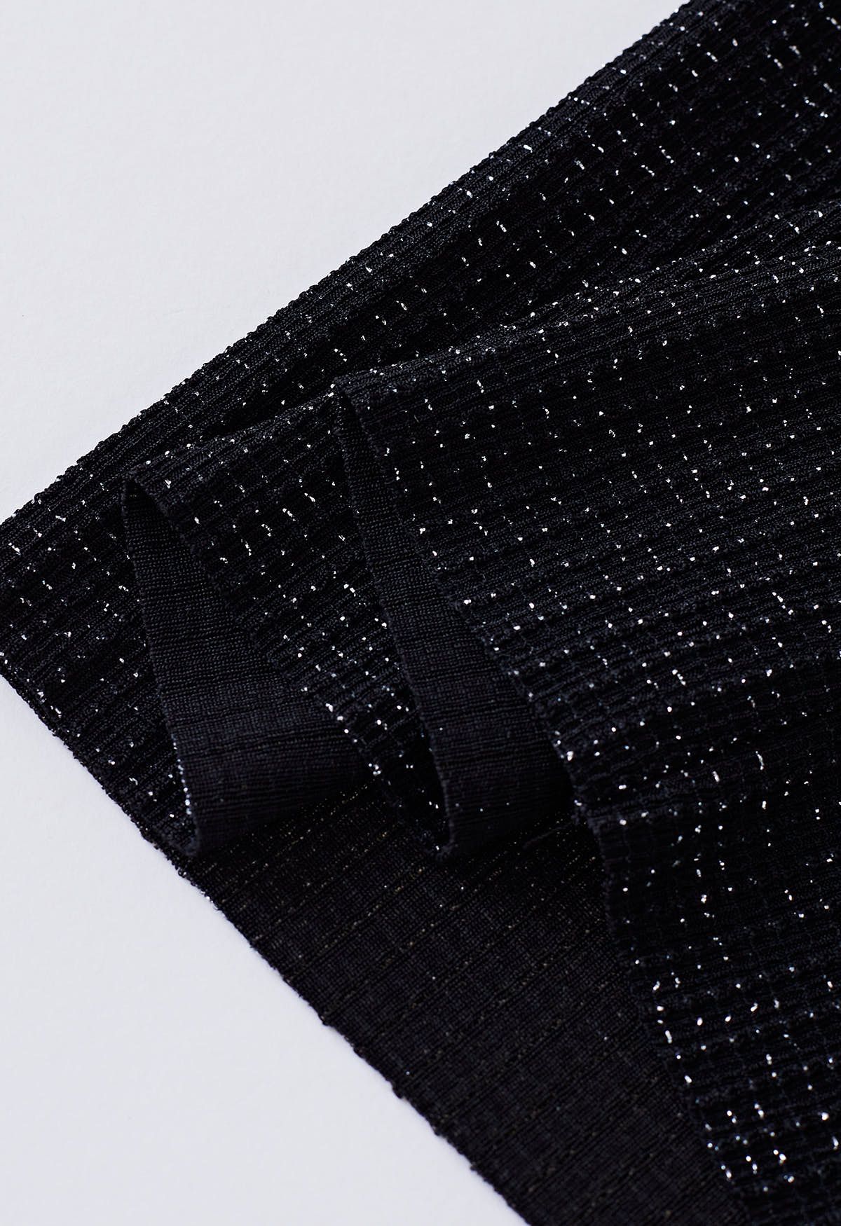 Pantalones negros de pernera recta Midnight Shimmer