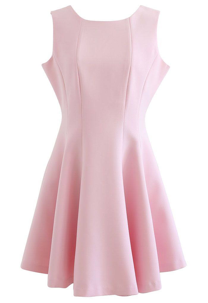 Vestido Rosa Estilo Patinadora