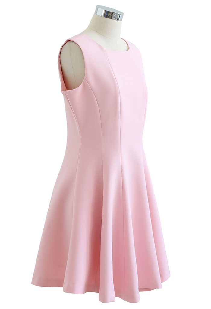 Vestido Rosa Estilo Patinadora