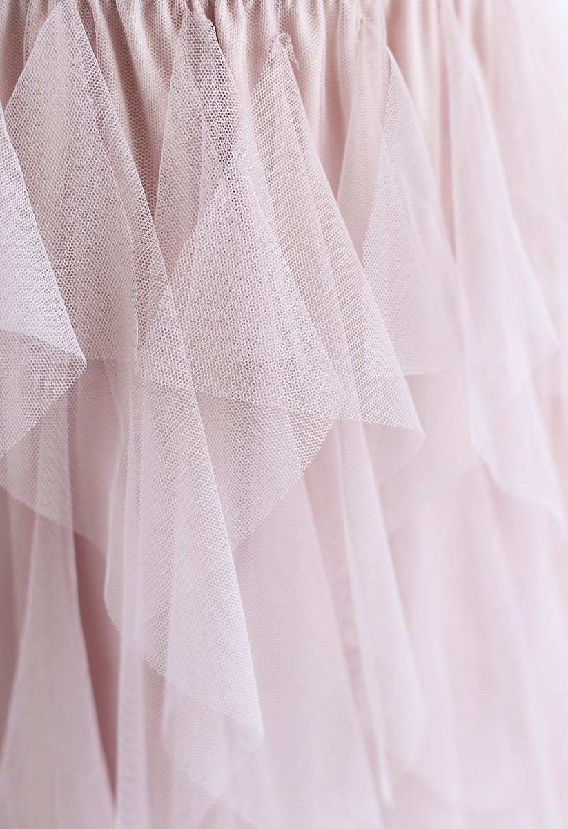 Falda de malla The Clever Illusions en rosa